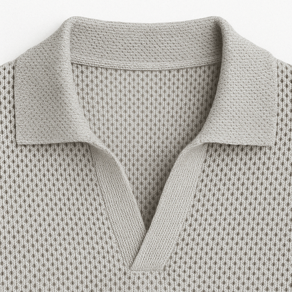 Camisa Polo Benito Mesh Knit | Fear Brazil