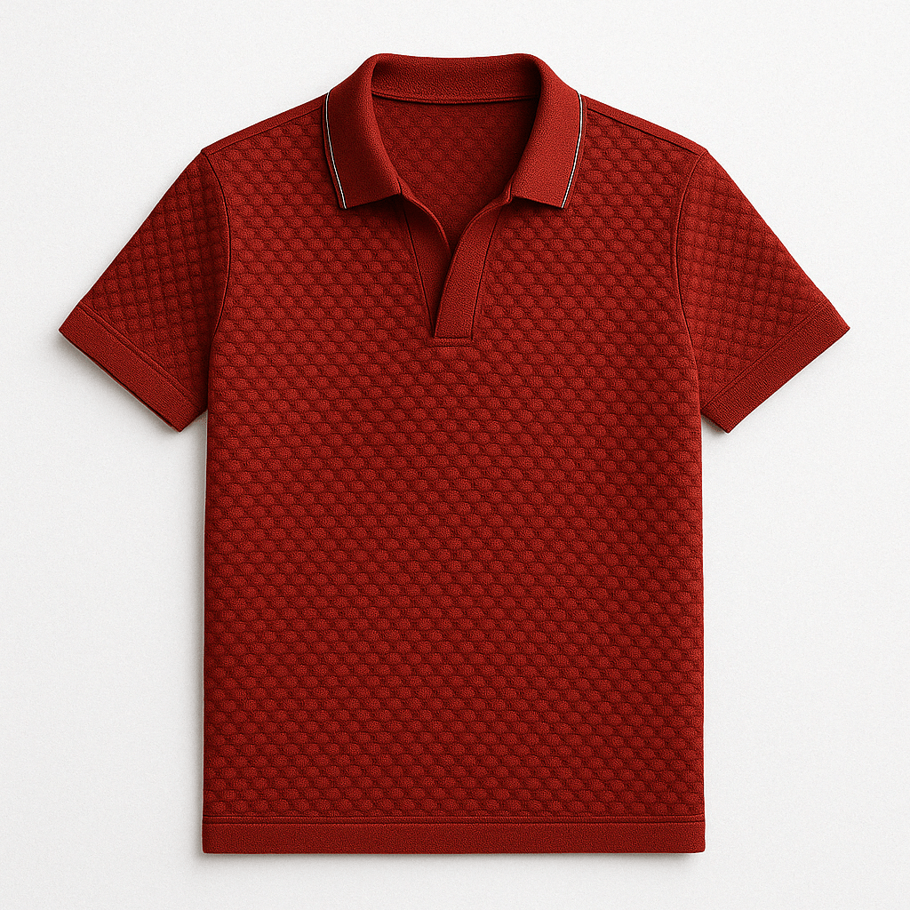 Camisa Polo Omar Honeycomb Knit | Fear Brazil