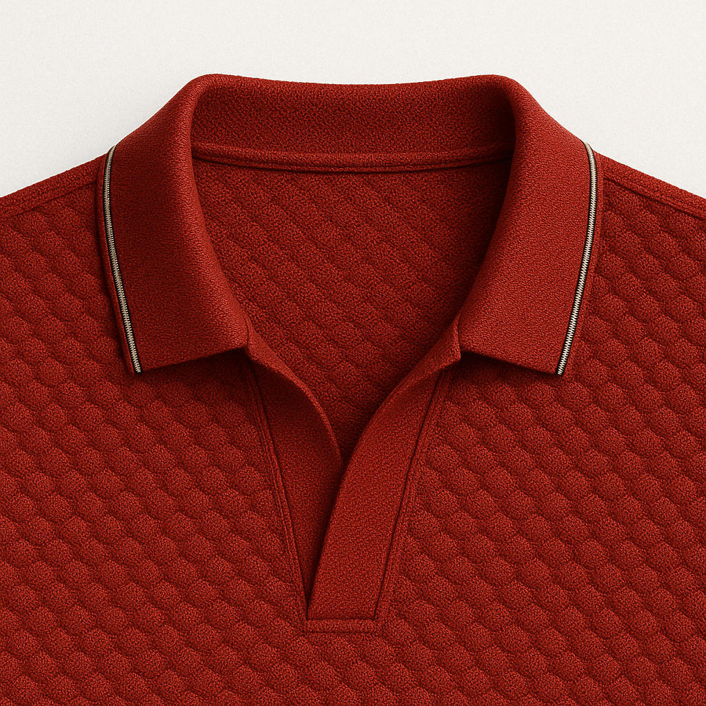 Camisa Polo Omar Honeycomb Knit | Fear Brazil
