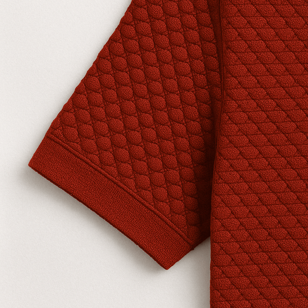 Camisa Polo Omar Honeycomb Knit | Fear Brazil