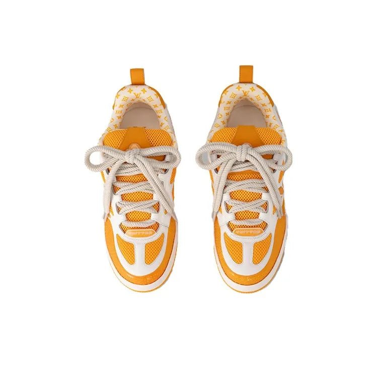 Tênis Lv Skate Yellow White